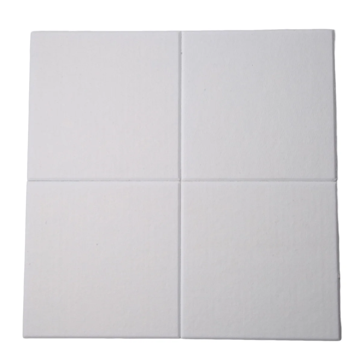 Acoustic Panels White 12 Pieces High Density Beveled Edge for Wall Decoration and Acoustic Treatment