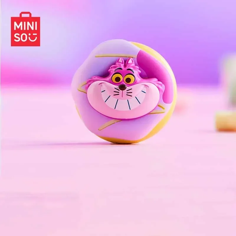 MINISO Disney Blind Box Angel Stitch Dale Chip Lotso Alien Lucifer Anime Cartoon Cute Model Doll Toy Refrigerator Magnet Sticker