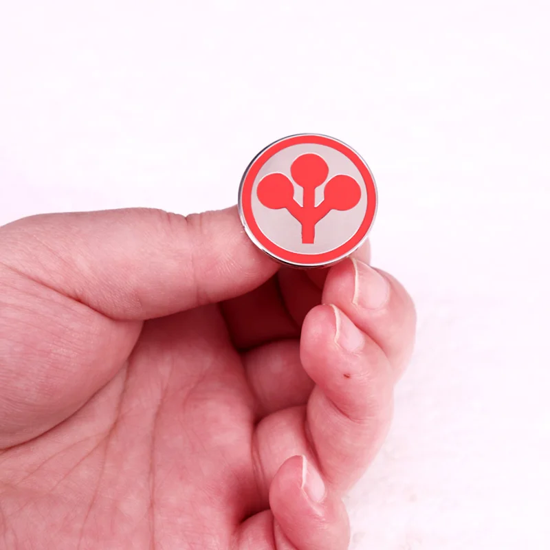 Arasaka Kamon Japan Symbol Badge Hot Game Enamel Pin Brooch Jewelry