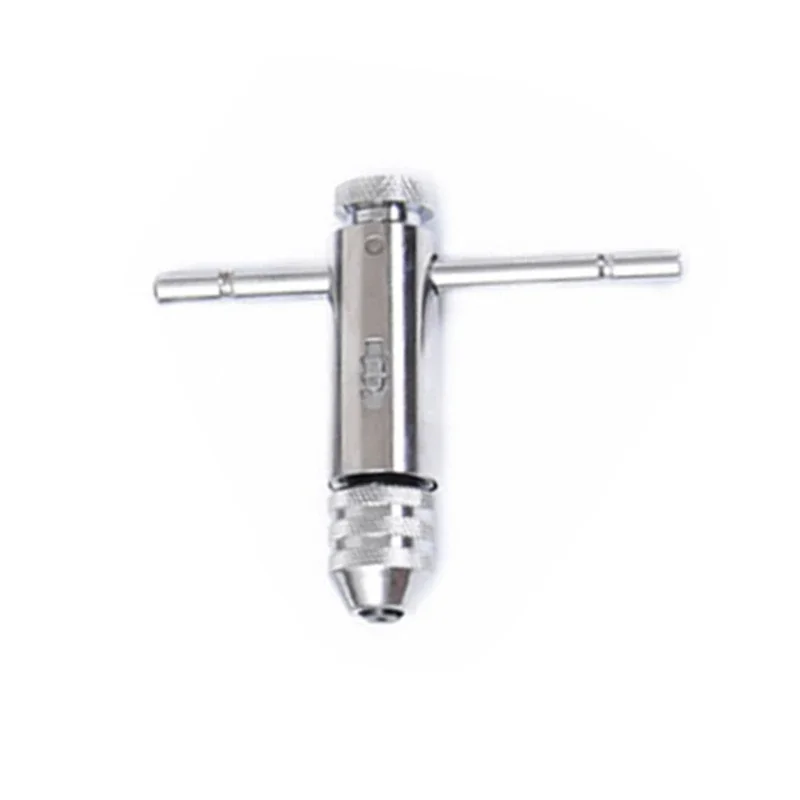 Adjustable Ratchet Tap Wrench For M3 M8 M5 With Sliding T Handle And Ring To Tighten Or Loosen Taps With Maximum Leverage
