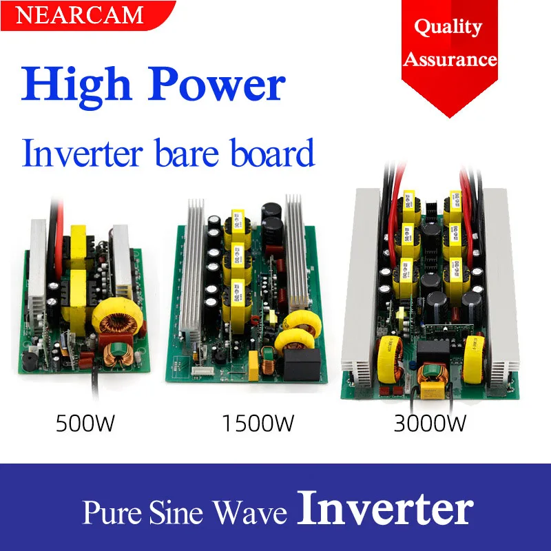 Inverter sine wave main board metal power supply 12V~48V1000W 2000W conversion 110V/220V outdoor camping dedicated power supply