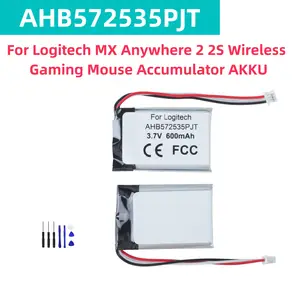 Bilashmart Original Replaces 600mAh AHB572535PJT Battery Logitech MX Anywhere 2 2S Wireless Gaming Mouse Accumulator AKKU+Tools