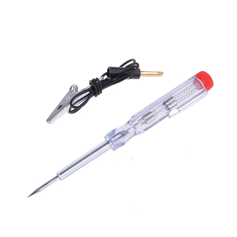 Auto 6V-24V DC Car Truck Voltage Circuit Tester Car Test VoltMet Long Probe Pen Light Bulb Automobile Maintenance Tools