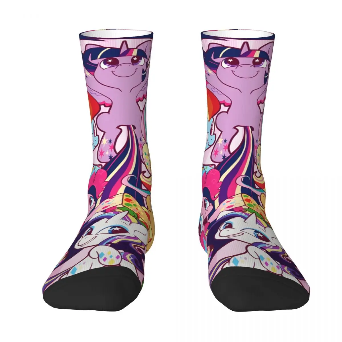 Cartoon Horses Kawaii Socks Gym Cartoon Pattern Socks