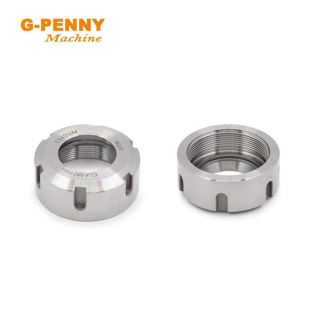 G-Xu ER40-UM Collet Hạt Sử Dụng Cho Khắc Cnc Động Cơ Trục Chính Collet Chuck Bình Thường Cân Bằng Collet Đai Ốc