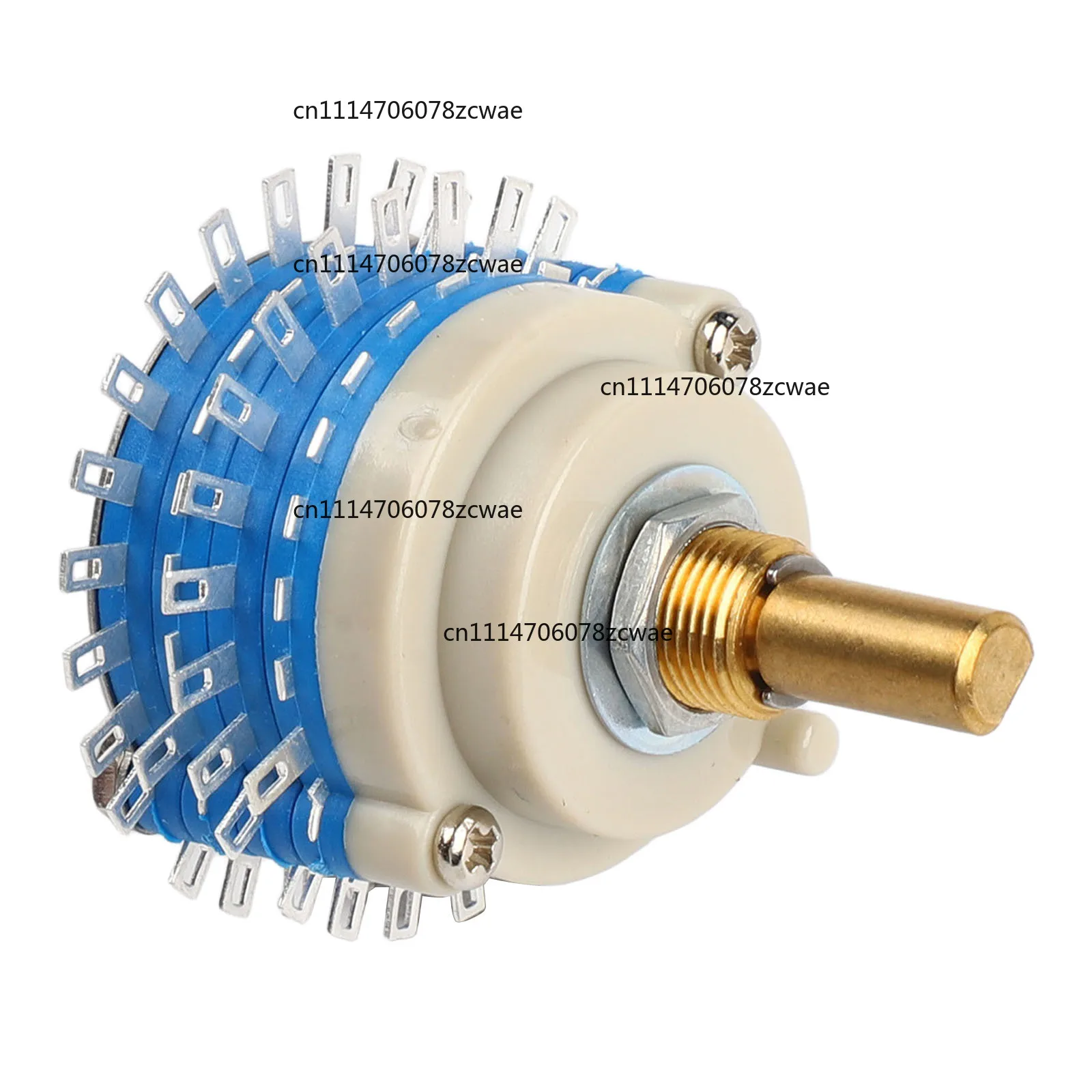 FOR Compact Rotary Switch For Electronics Control Module 24 Step Rotary Switch Length Of 20mm Shaft Made-before-break Mechanism