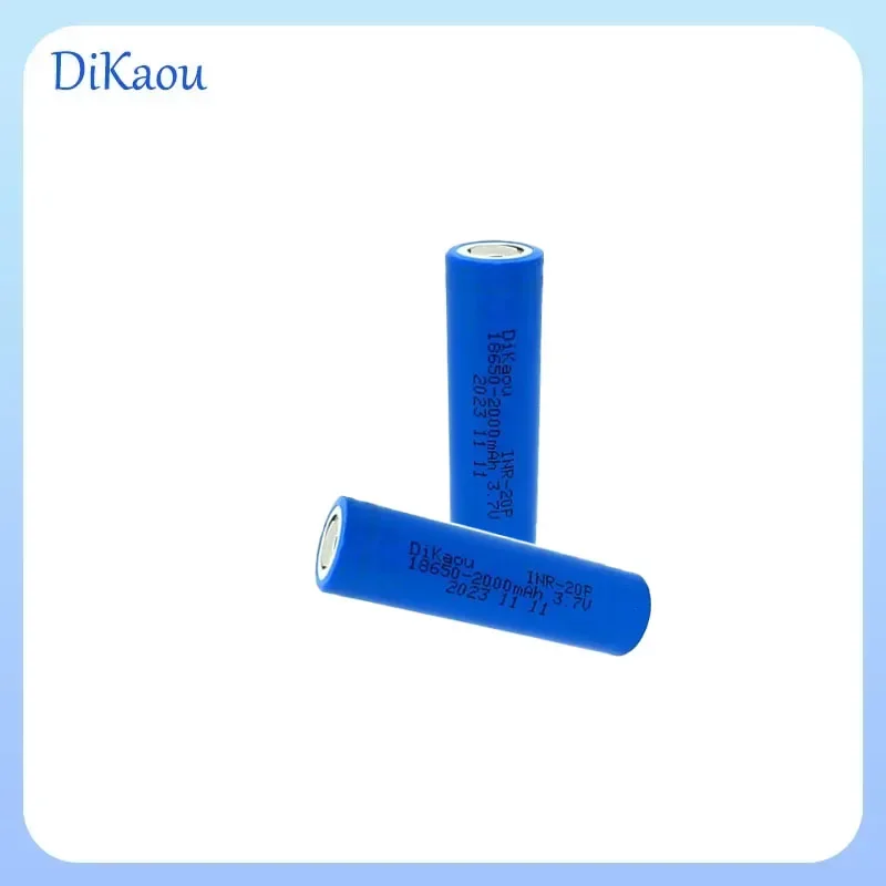 1-10pcs 18650 Battery 2000mAh 3.7V True Capacity Rechargeable Lithium-ion Battery Suitable for Bright Flashlight Electronic Toys