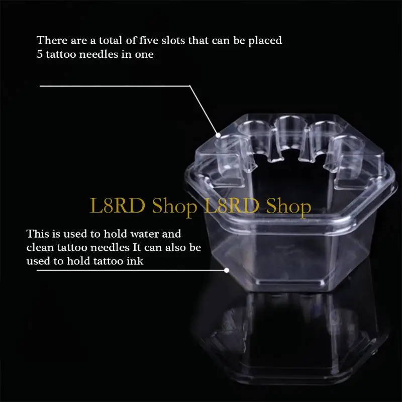 L8RD 20pcs Integrated Hexagon Cup Holder For Clean And Efficient Workspaces