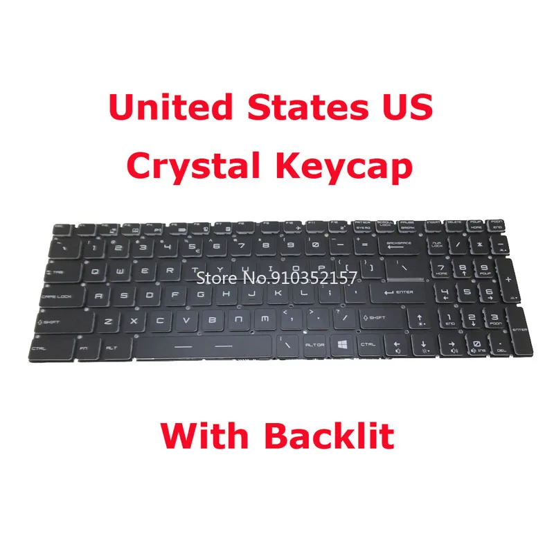 

JP UK Crystal Keyboard For MSI GT62 GT72 GE62 GE72 GS60 GS70 GL62 GL72 GP62 GP72 CX62 WS60 V143422AK United States US Spain SP