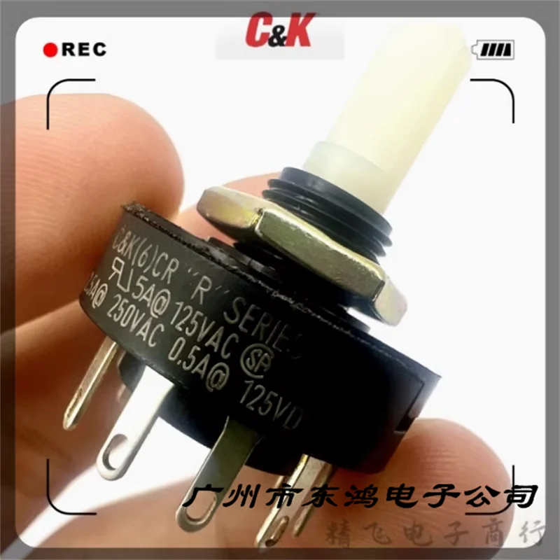 1 PCS American R20407RR03Q band switch, 2-pole, 4-speed switch, rotary switch, shaft length 20MM, twist 3 times