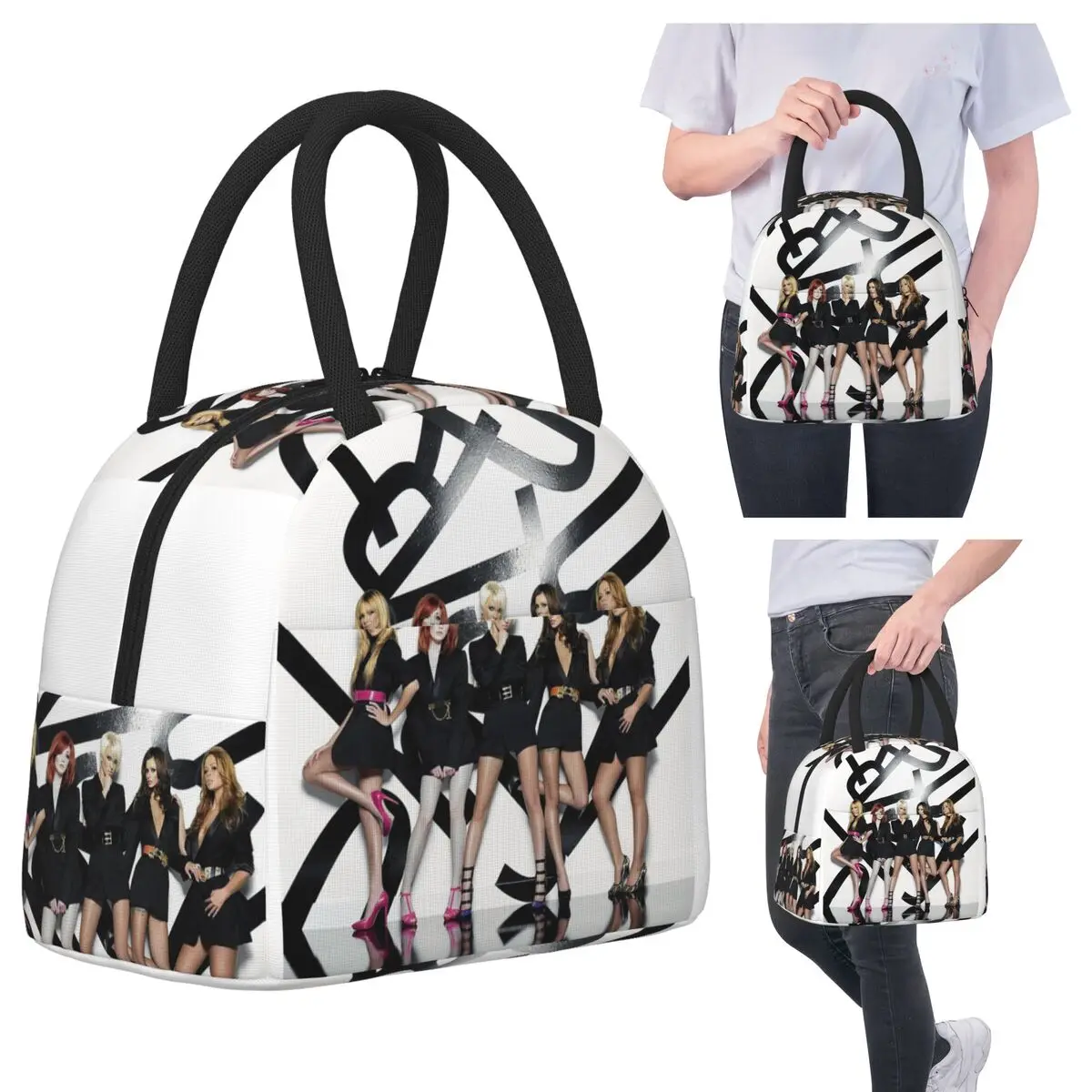 

Изолированная сумка для обеда Aloud для девочек, школьный холодильник, термосумка для еды, портативный контейнер для ланч-боксов