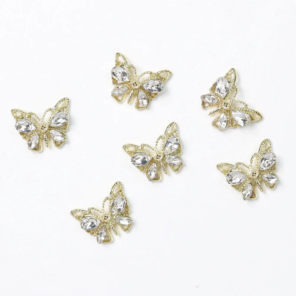 

Nail Decor Manicure Charms Cute Bulk Embellishments Butterfly for Fake Nails Decoration
