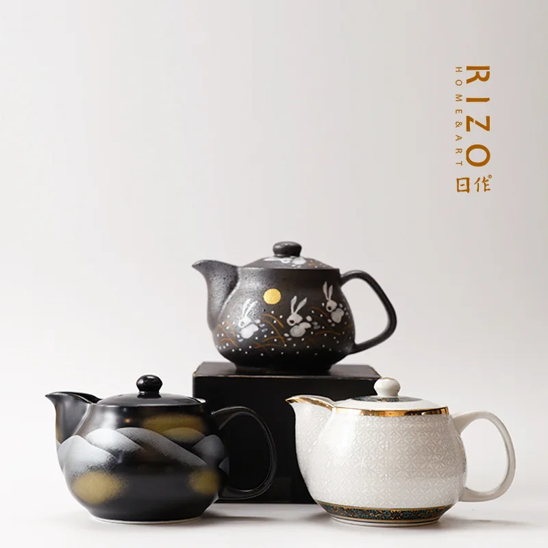 

Kutani Ceramic Teapot Fried Teapot Imported from Japan