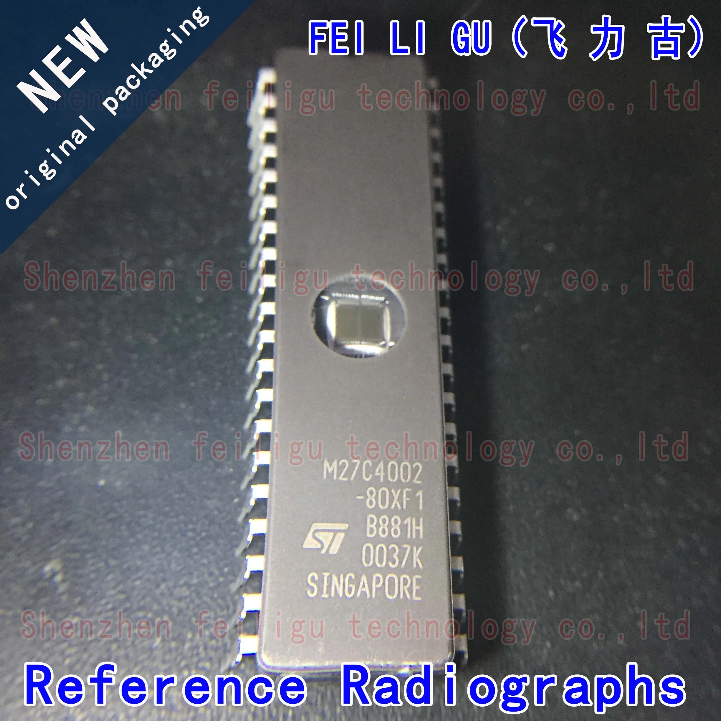 1~10PCS 100% New Original M27C4002-80XF1 M27C4002 Package:CDIP40 In-line Programmable Memory Chip Electronic Components