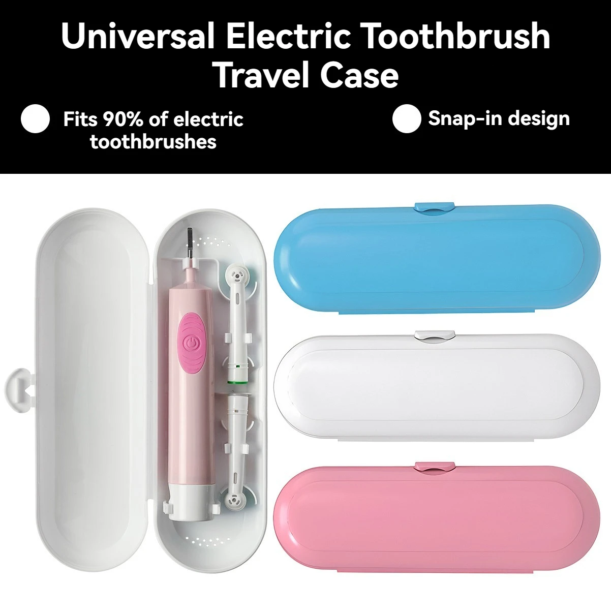 Travel Toothbrush Case Suitable for Philips Sonic/Oral Electric Toothbrush, waterproof design, portable and easy to use