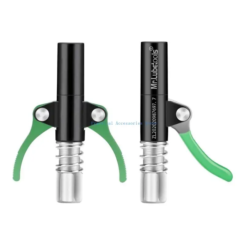 

U75E Grease Coupler Single/Double Handle Quick Lock Release Grease Tips- Ends Couplers Compatible for Grease Guns 1/8"NPT