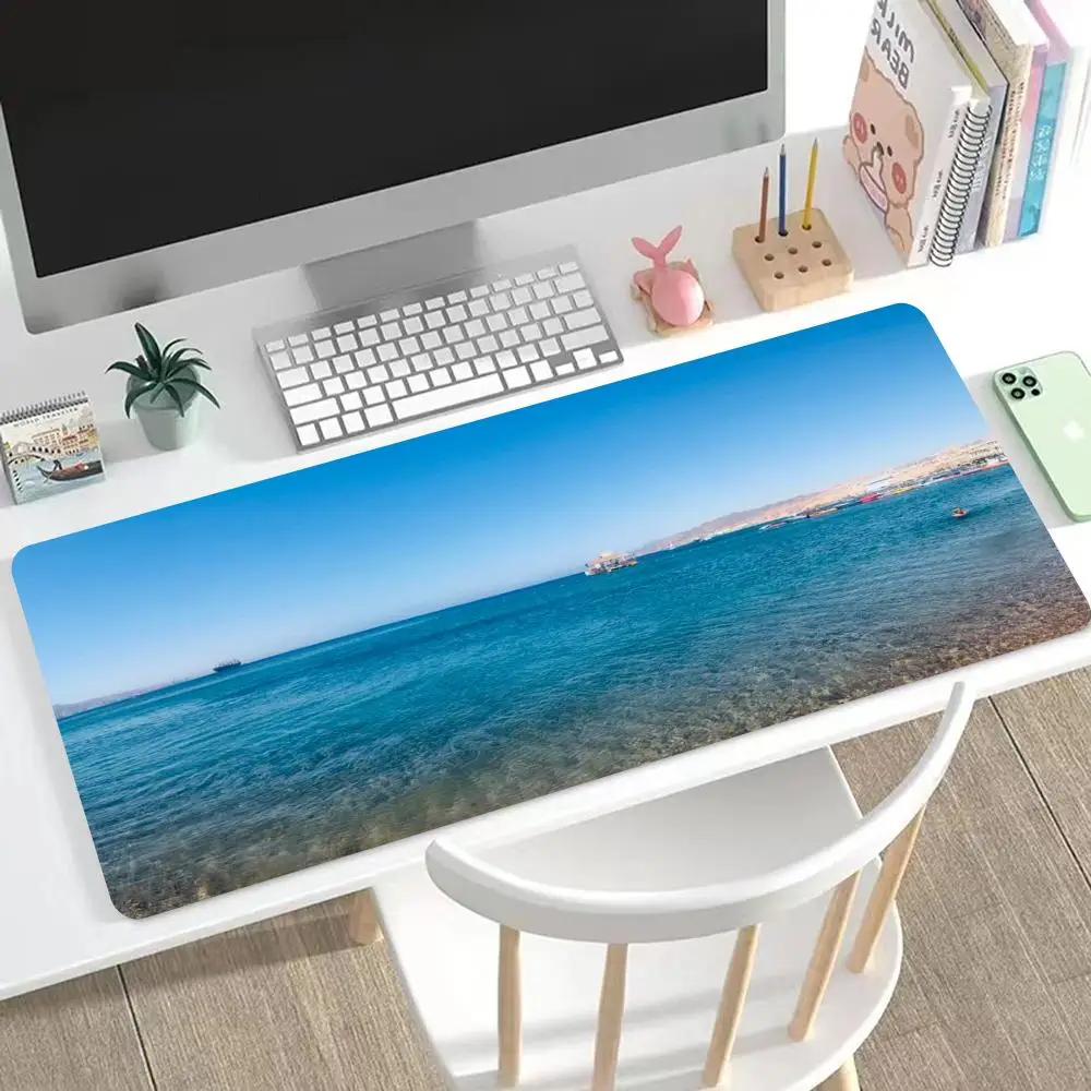 

Underwater world Mouse Pad Large Mouse Pad & Computer Game Mouse Mat (35.4x15.7IN/31.5X15.7IN Map) (90 x40/80x40cm Map) HYBXXC