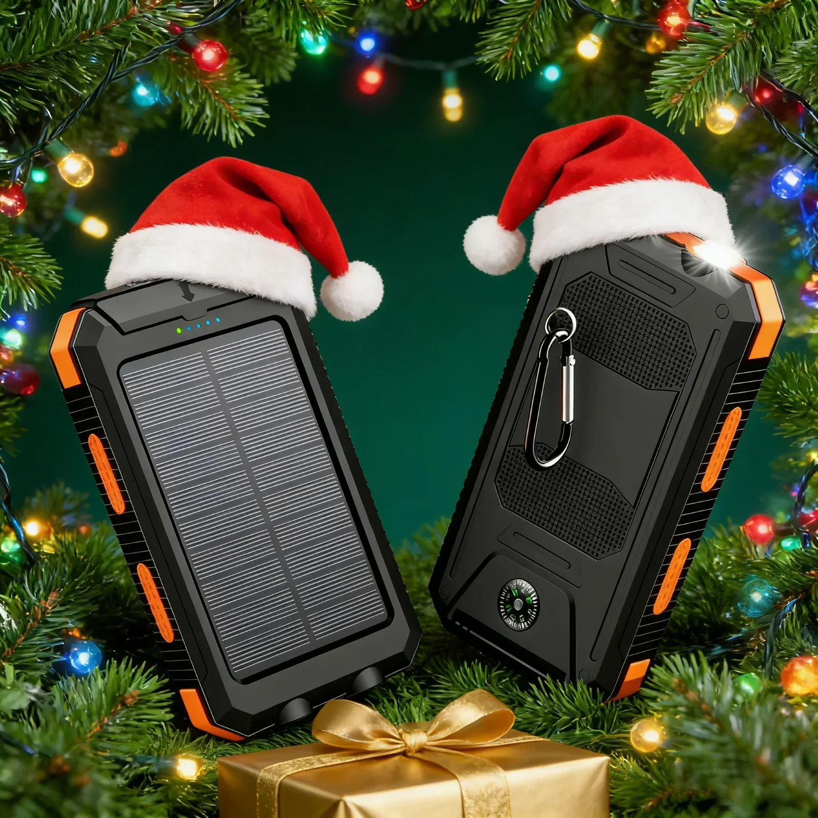 

Аварийный аккумулятор для кемпинга и улицы — солнечное зарядное устройство емкостью 10000 мАч с компасом, светодиодной подсветкой и многофункциональным устройством