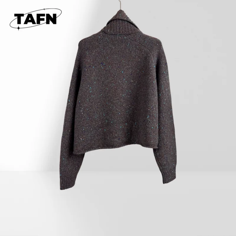 Wełniany sweter premium dla kobiet, wygodny i ciepły na jesień i zimę, elegancki i komfortowy na zimne dni AI0926