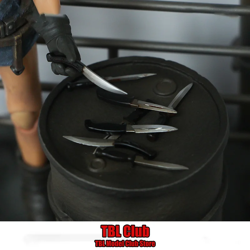 1/12 Bilancia Femmina/Maschio Mini Accessorio Giocattoli Coltello Set Wilderness Survival Attrezzatura Militare Per 12 pollici Action Figure Soldato