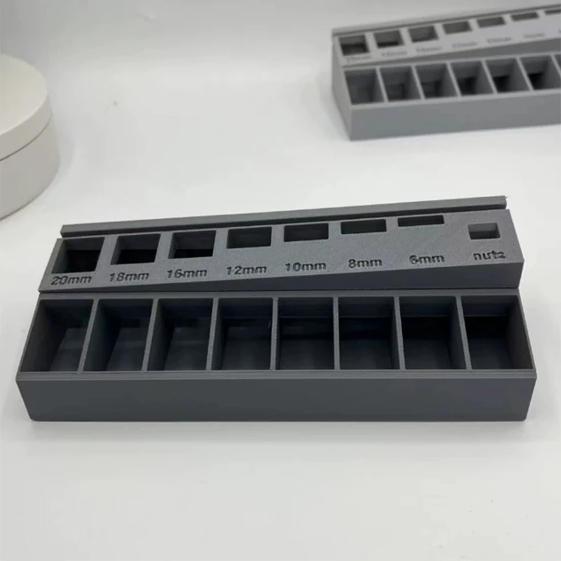 Лоток для сортировки болтов с органайзером для винтов M3 с 7 измерительными отделениями, идеально подходит для хранения оборудования и мелких деталей-A68X
