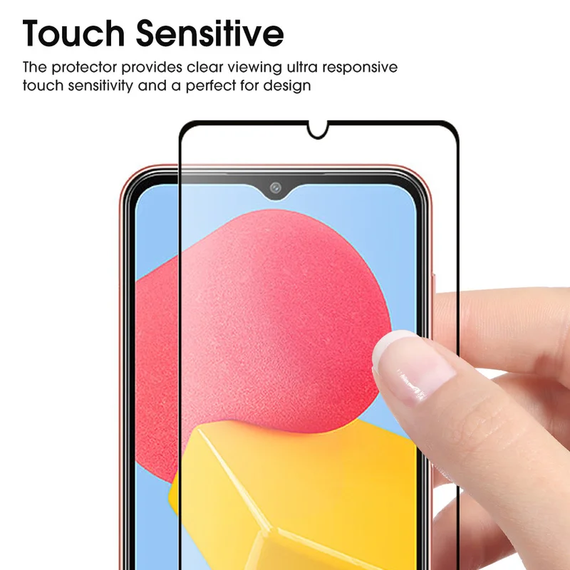 Para samsung galaxy m13 5g protetor de tela vidro temperado transparente m13 9h dureza película protetora terno para samsung m13 2022