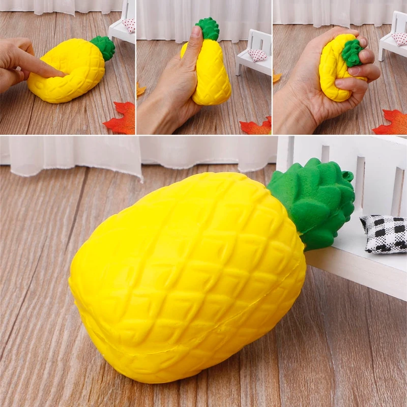 

Squeeze Pineapple Stress Relief Fruit Scented Slow Rising Toy