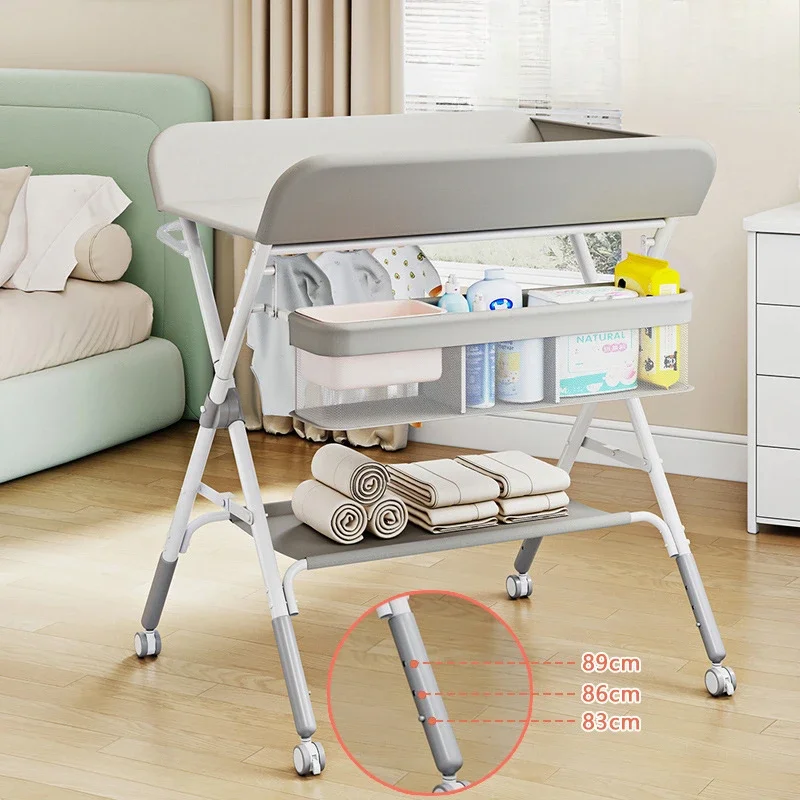 

Baby Care Table, Multifunctional Foldable Diaper Table, Diaper Changing and Touching Table, Portable Baby Bathing Table