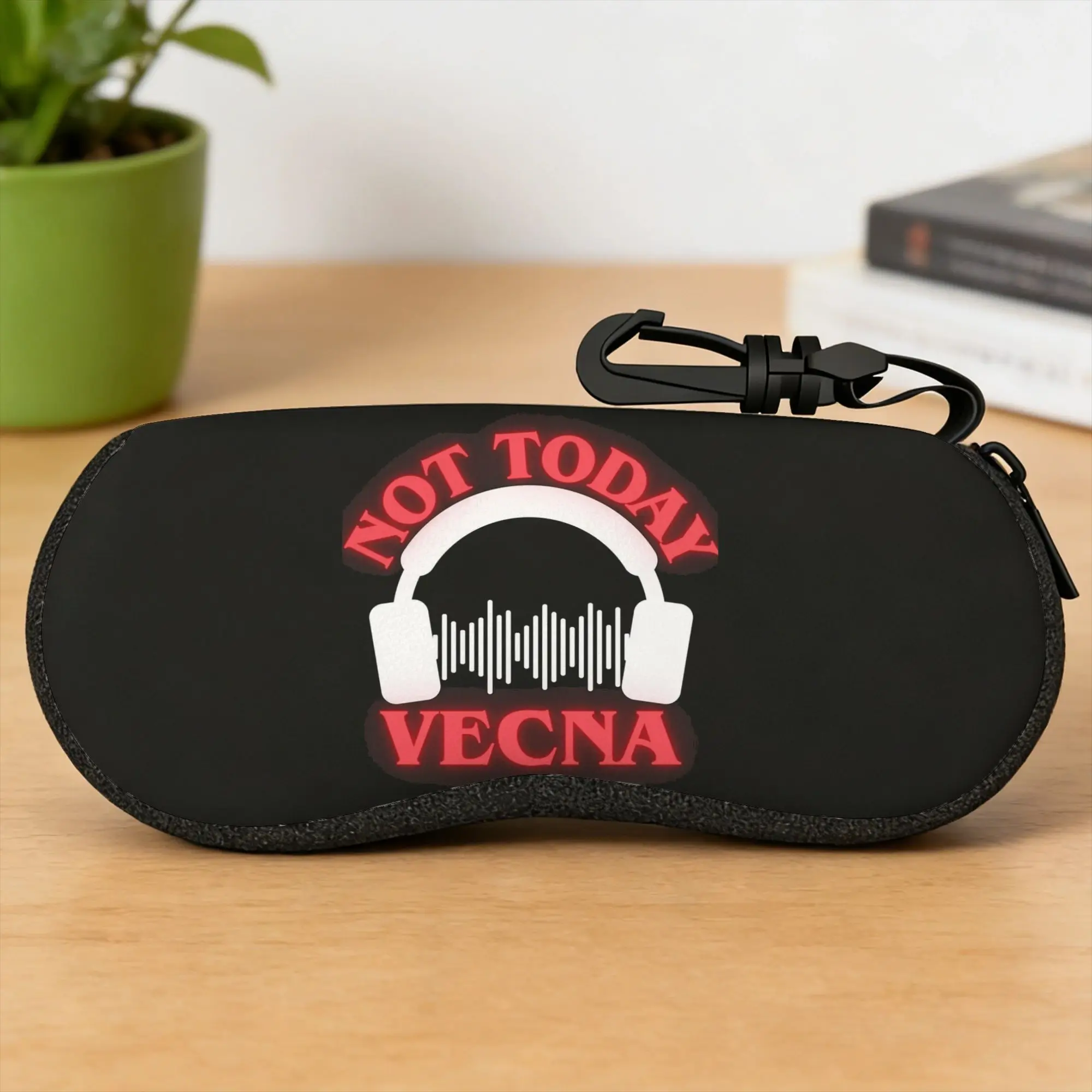 Not Today Vecna Glasses Case Cover  Custom Sunglasses Case Soft Daily Eyeglass Protector Unisex Eyewear Accessory
