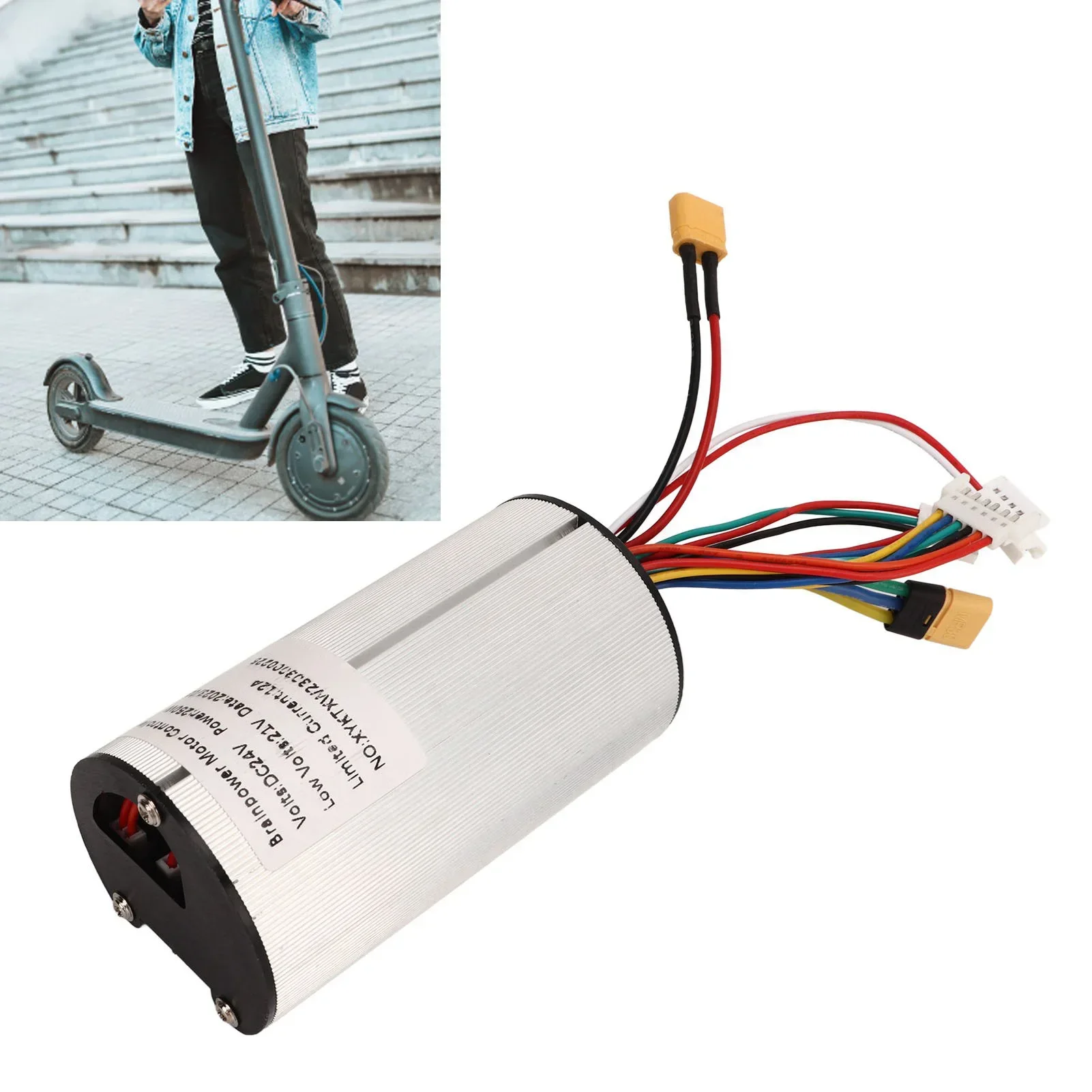 

5.5‑6.5 Inch 24V 250W Electric Scooter Controller Motor Speed Controller For Small Electric Scooter 6 Pin