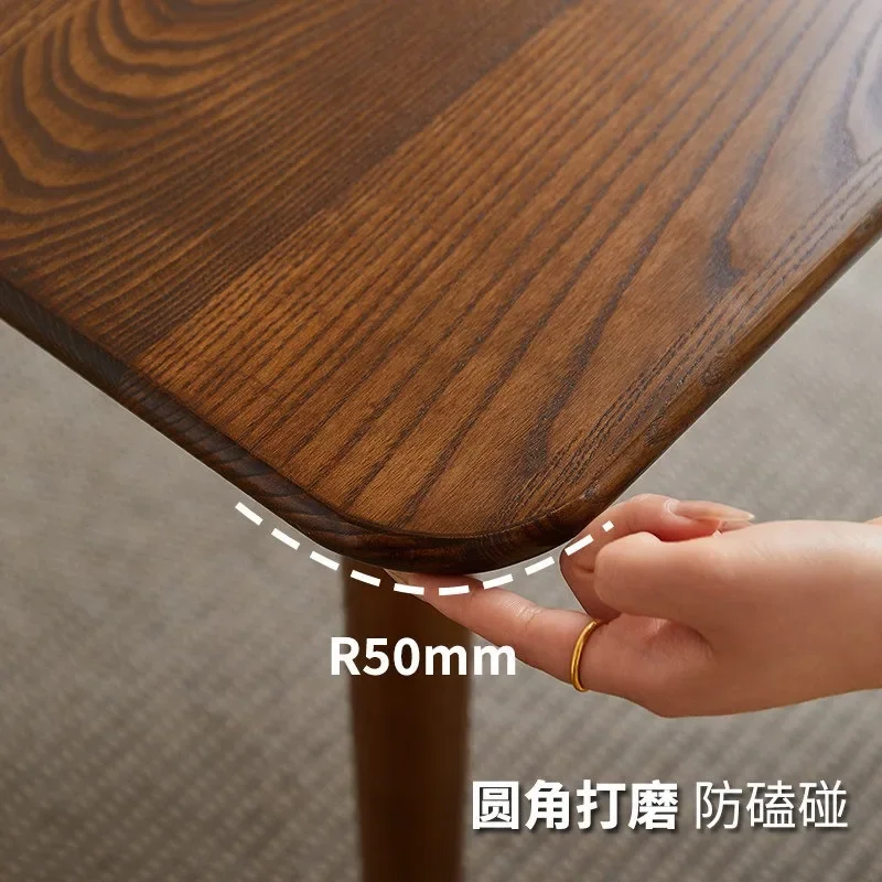 Woodworking Workshop Full Solid Wood Dining Table Household Small Unit Ash Wood Eating  Nordic Writing Meeting