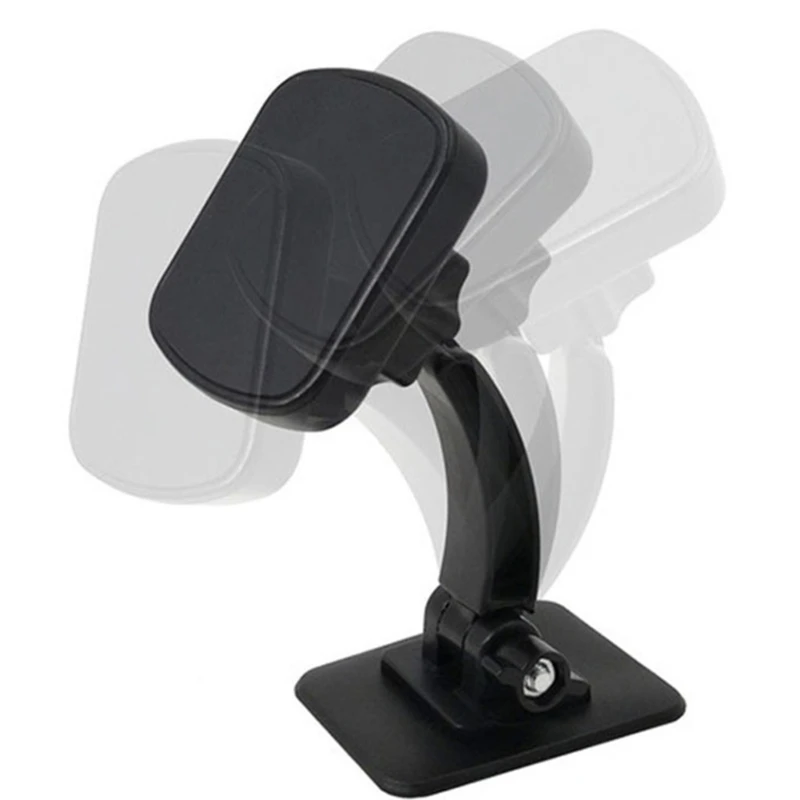 General 17mm Head Car Mount Wireless Charging Compatible Flexible PVC Base for Dashboard & Windshield