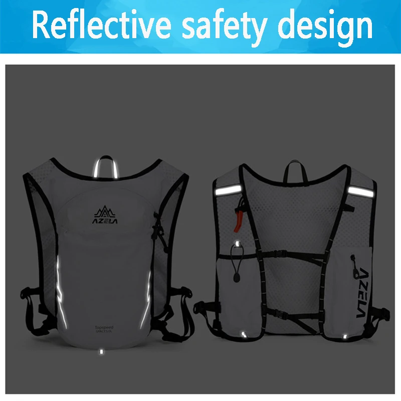 5L Outdoor Trail Running Ultralight Backpack Hydration Jogging Vest Men Women Breathable Marathon Bicycle Bag Water Bottle 1.5L - view 6