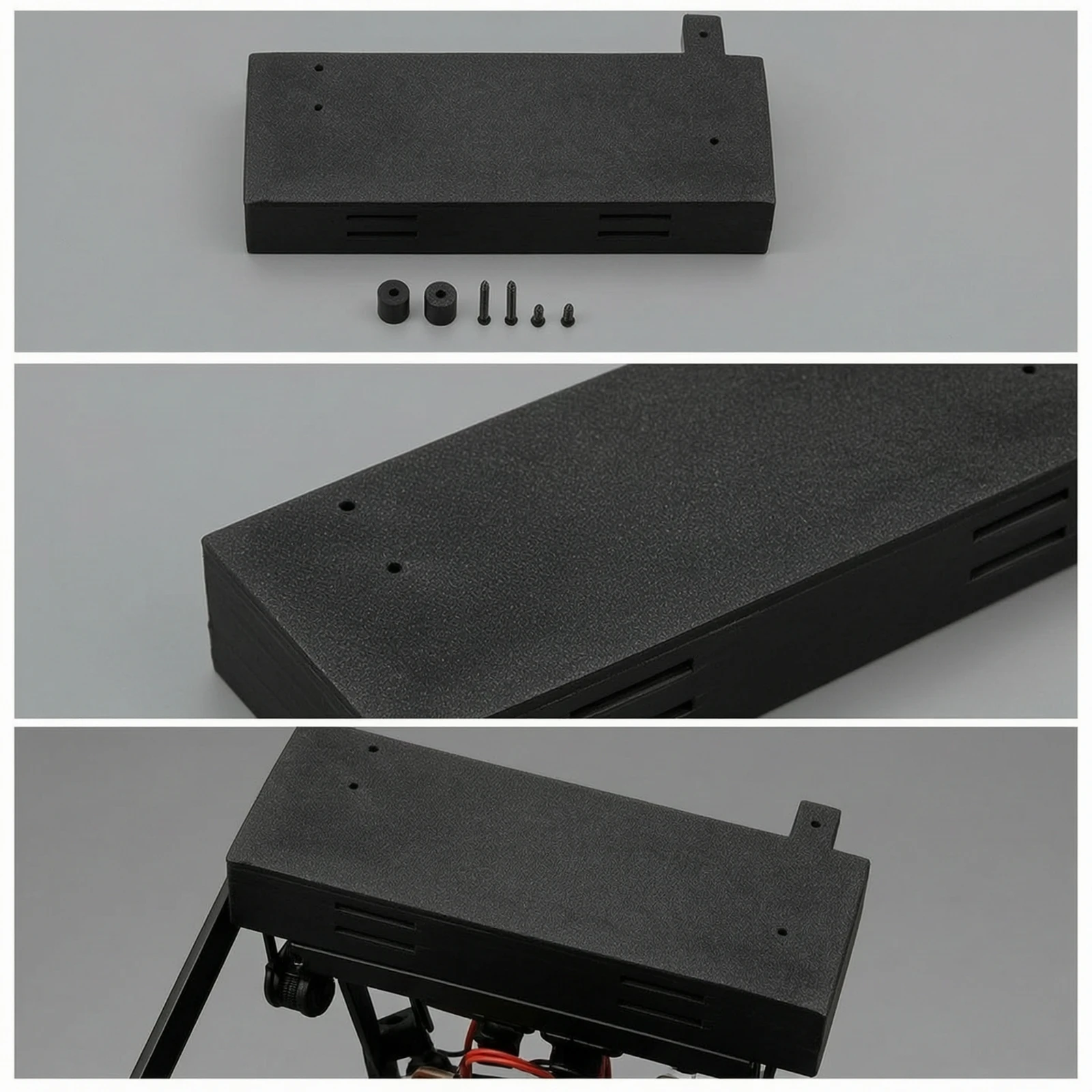 Battery Compartment with Screws Lightweight RC Battery Housing Mount Stable Compact for Model Owners