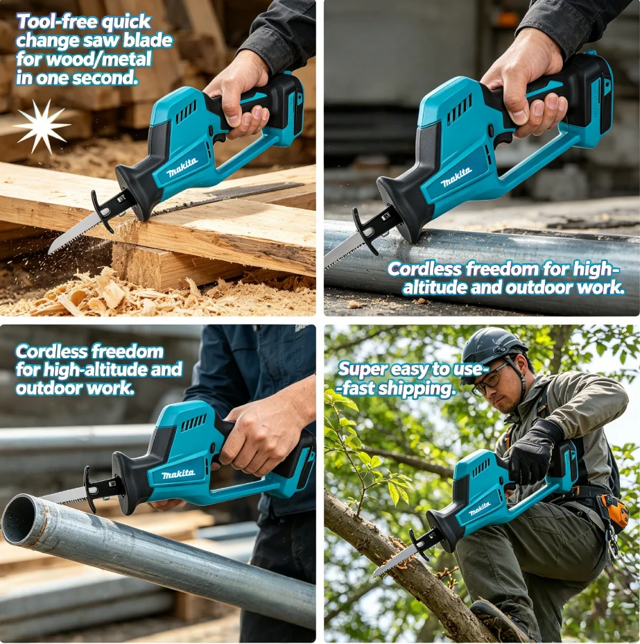 Makita DJR189 18V LXT Gergaji - Metal Saw Reciprocating ulasan dan harga