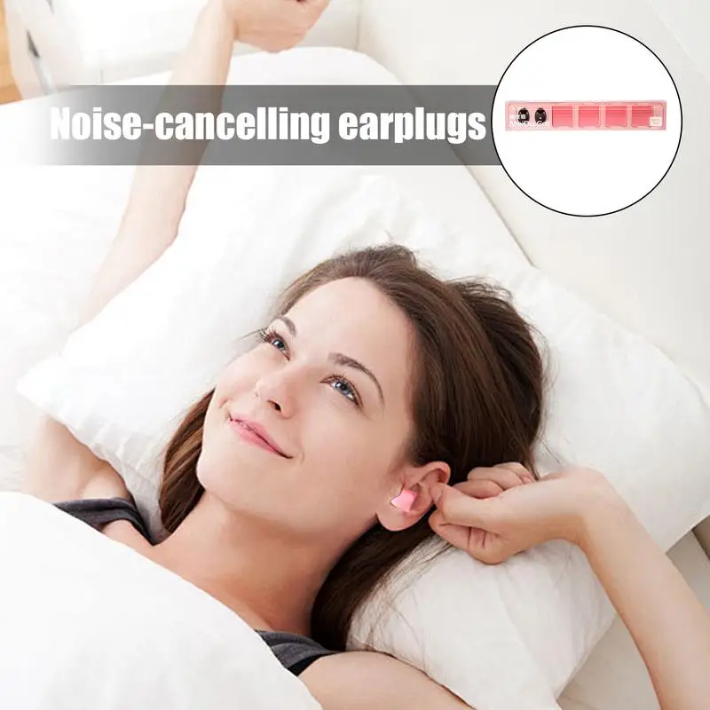 Noise Cancelling Earbuds For Sleeping Calmer Earbuds Silicone Ear Plugs Flexible Concert Earplugs Airplane Earbuds For Daily Use