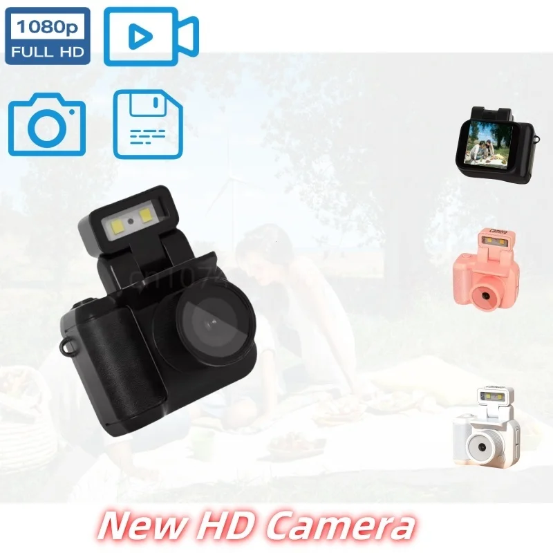 1080P HD Mini Digital Camera Flashbulb 6 Filters Loop Recording Sport Video DV Recorder Touch Screen Long Battey Life Camcorder