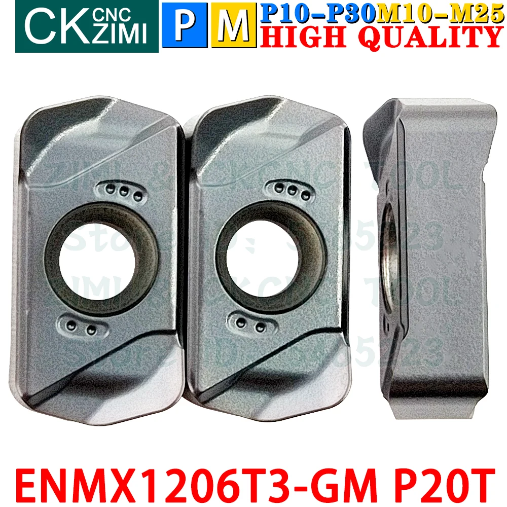 ENMX1206T3-GM P20T ENMX 1206T3 GM P20T คาร์ไบด์ Fast Feed มิลลิ่งแทรกโลหะ LNMU LNMU0303 ENMX1206T3 GM P20T CNC เครื่องกลึงโลหะเครื่องมือสำหรับ LNMU03R
