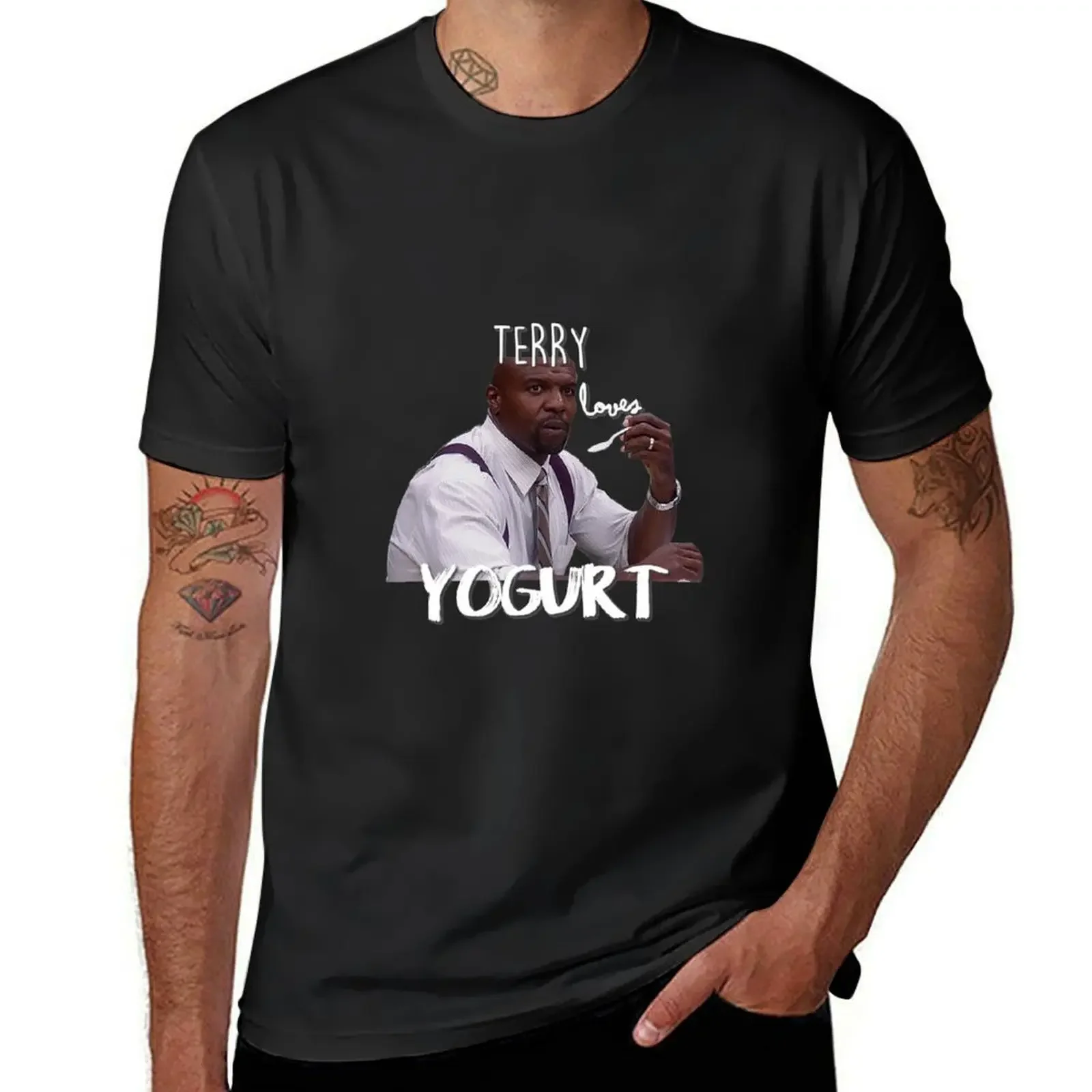 Terry LOVES yogurt! T-Shirt graphic t shirt vintage basketball graphic tees sublime mens tall t shirts