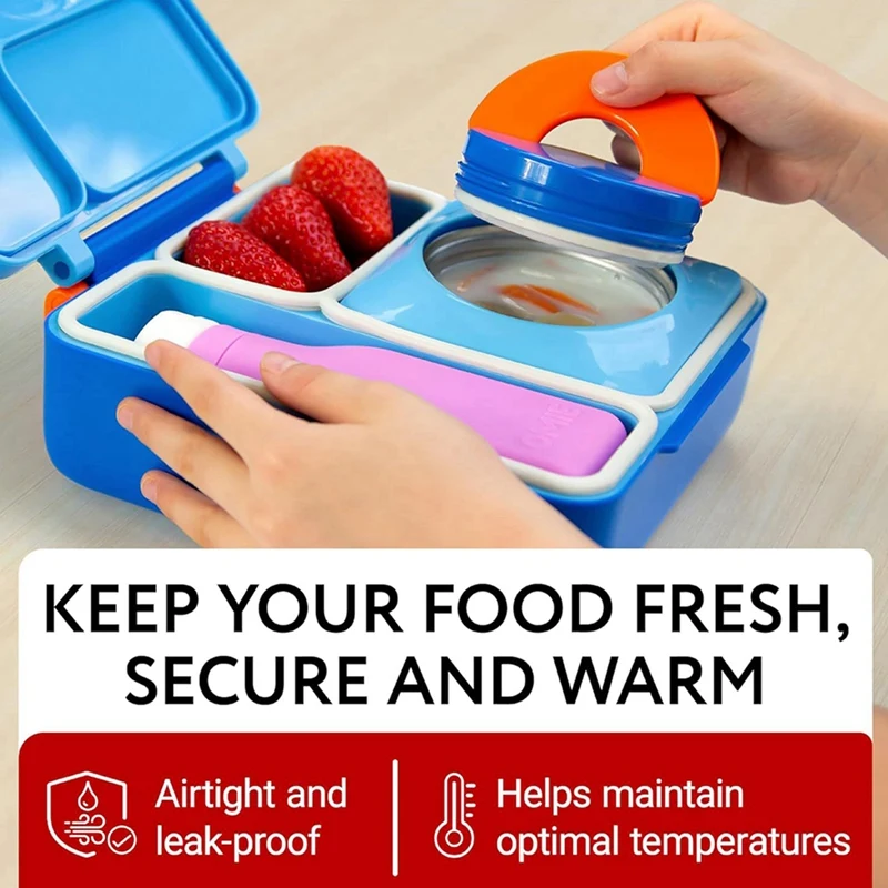 ABKB 2 conjuntos de junta de vedação de gel de sílica para peças de reposição de lancheira Omiebox