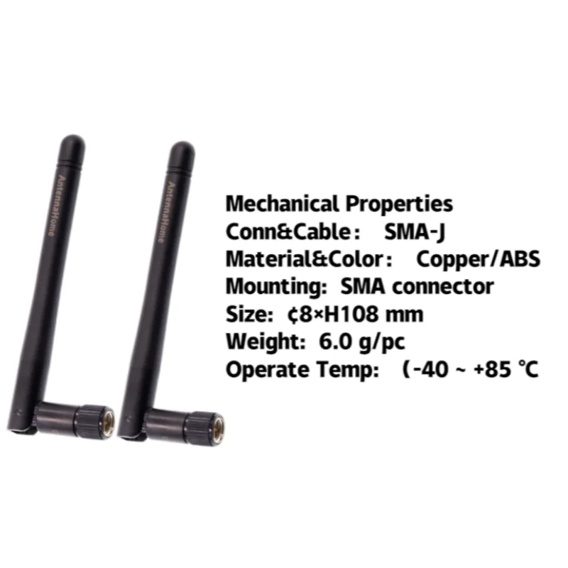 AntennaHome 2pcs 5.8G Antenna,Telecommunication equipment for 802.11 a/c， frequencies of 5.8G  AH2G.102