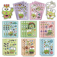 8PCS Cartoon Face Changing Series Collage Creative Cute Animal DIY Computer Skateboard Waterproof Stickers