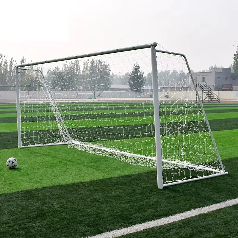 Heavy Duty Soccer Goal Full Size with Spring Net for Professional Training Match Use and School Sports