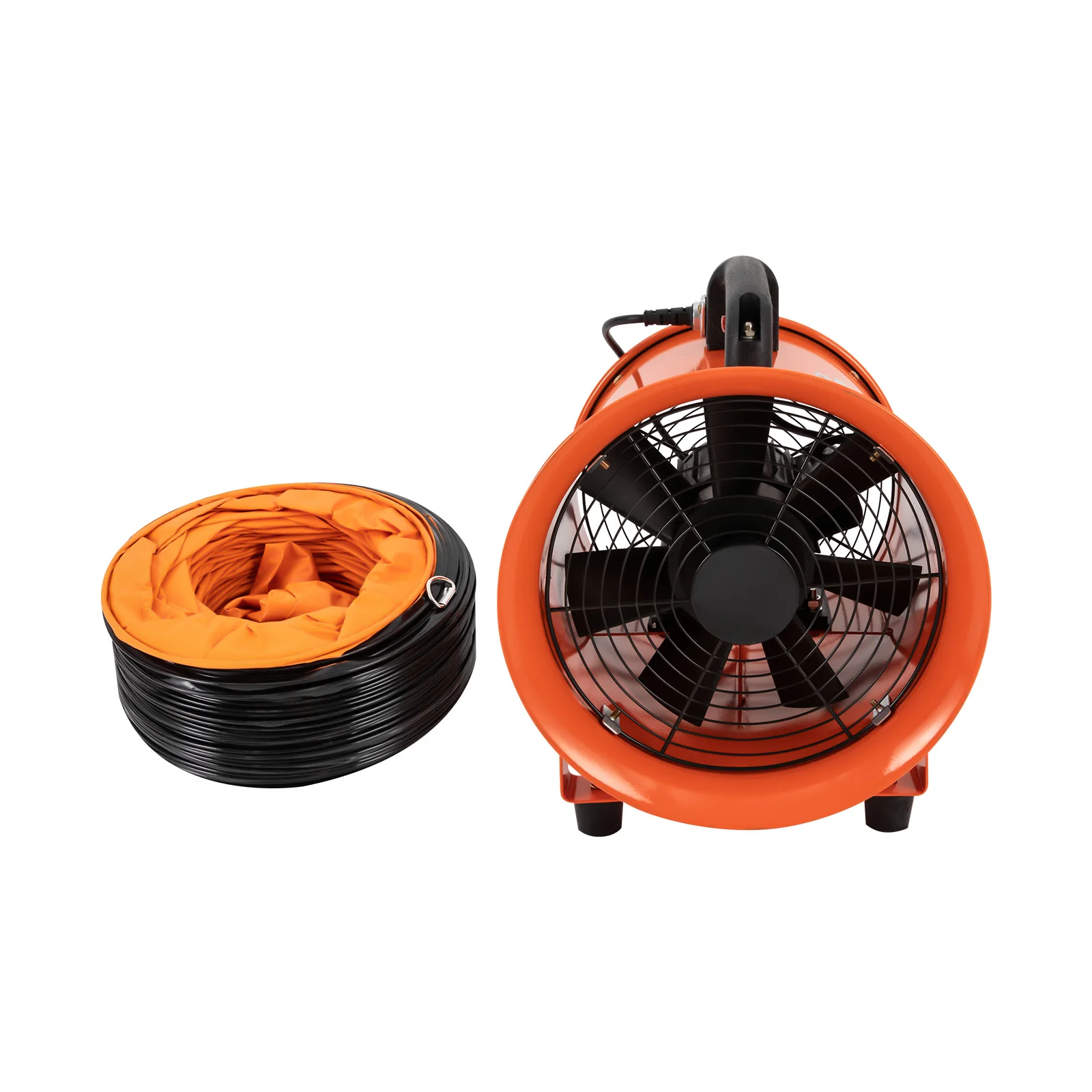 

Utility Blower Fan 10 Inch Portable Ventilator High Velocity Utility Blower Mighty Mini Low Noise with 5M Duct Hose