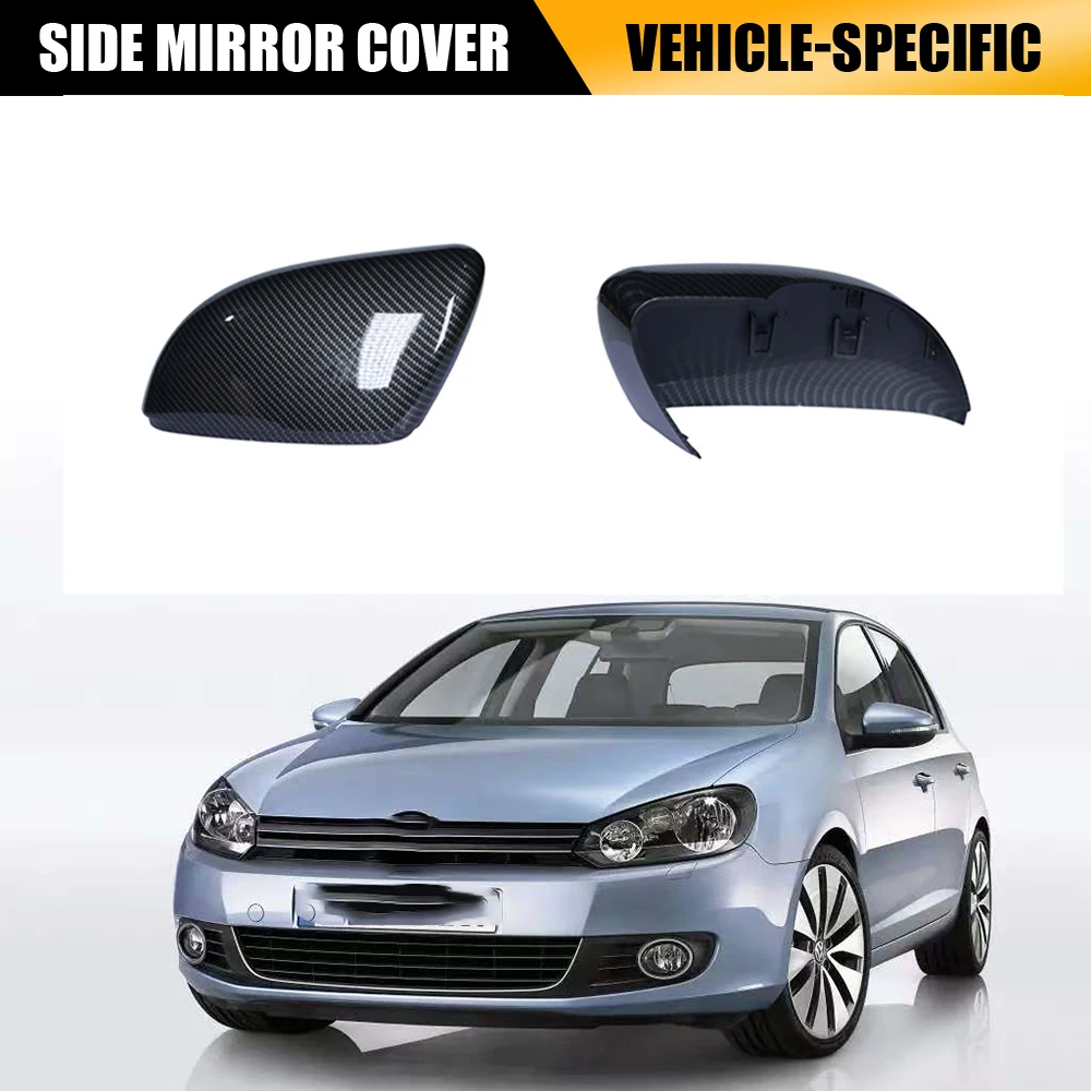 

Для VW Golf 5 MK5 2006 2007 2008 2009 2 шт. универсальная замена корпуса зеркала с углеродным узором