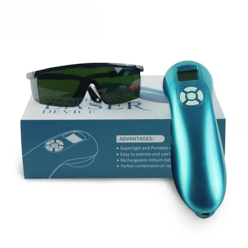 Cross-border 808nm 650nm Handheld Infrared Cold Laser Therapy Device To Home Use High Effective