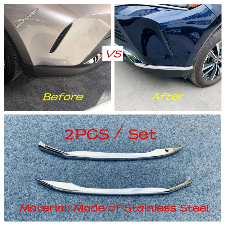 

Front Rear Bumper Corner Guard Anti-Scratch Protector Strip Cover Trim Fit For Toyota Venza / Harrier 2021 - 2024 Accessories