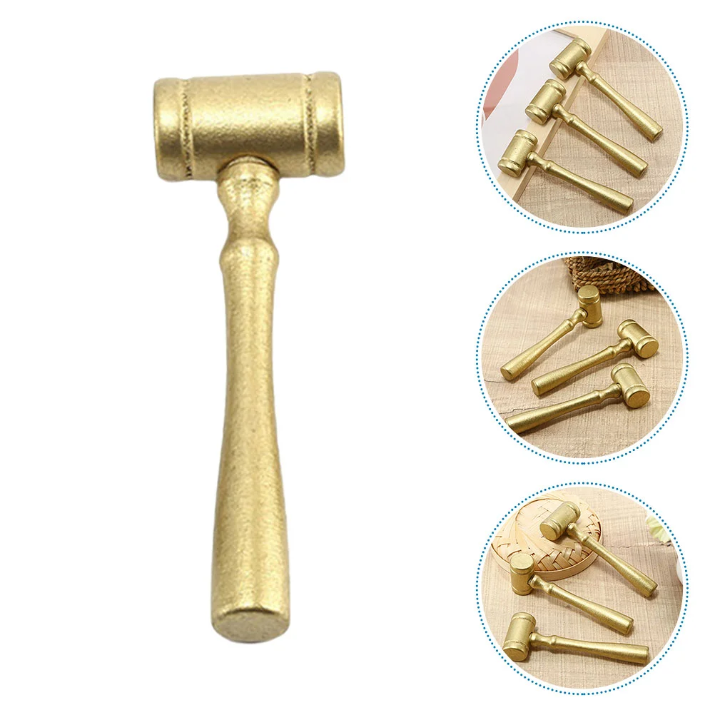 4 Pcs Judge Hammer Children's Toy Kids Toys Role Play Craft Pendant Cosplay Gavel Wooden Prop Costume Accessory