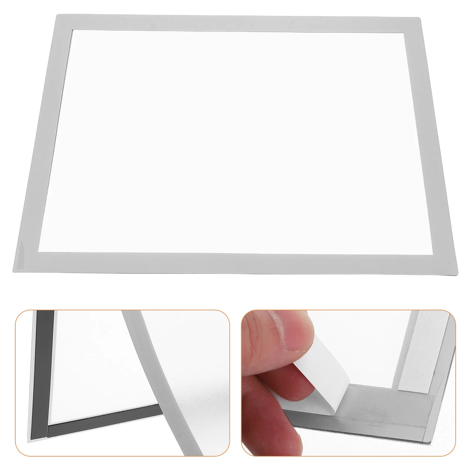 

Magnetic Display Frame A4 Double-Sided Transparent Sign Holder Office School Store Clear Poster Frame Document Display Board