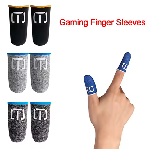 1Pair Finger Glove Fingertips Cot For PUBG/PS5/PS4 Swtich Game Press Touch Screen Gaming Sleeve Phone Gaming Accessories